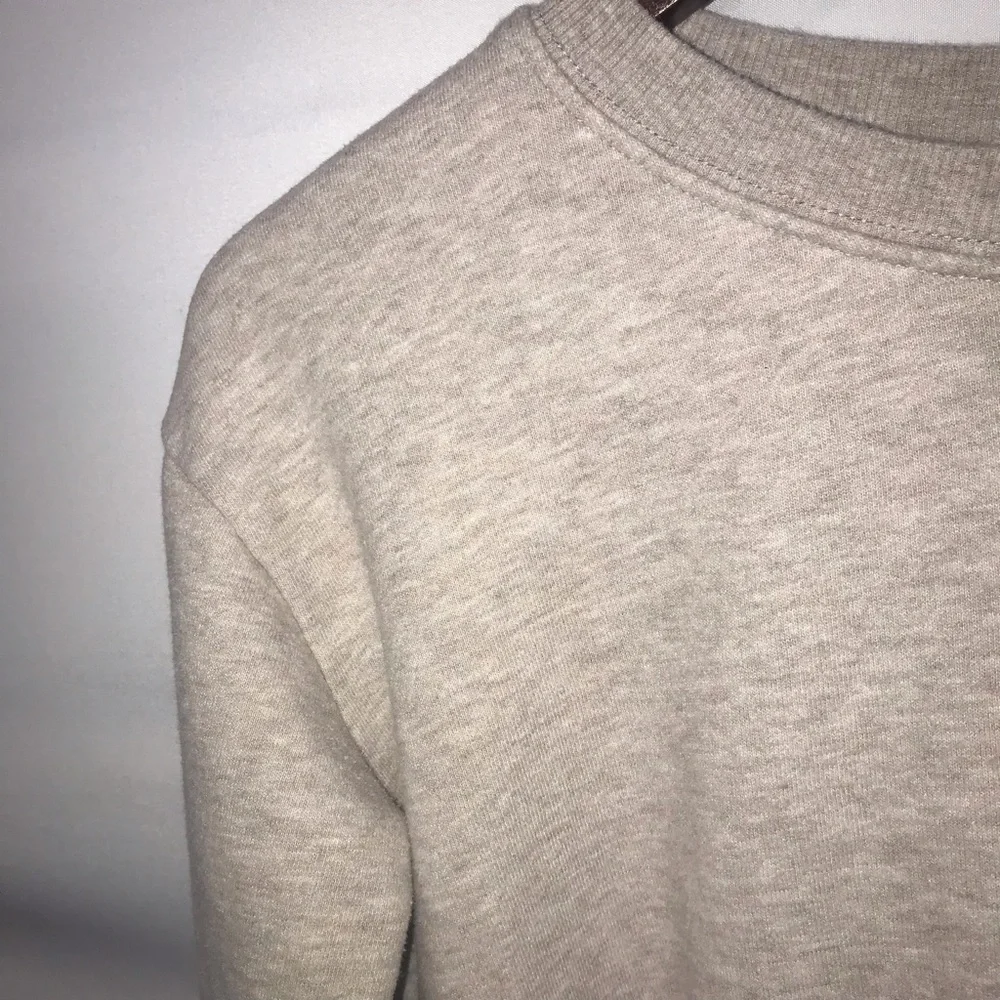 All in Motion Tan Crewneck Sweatshirt with Thumbholes